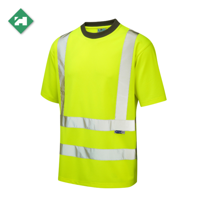 HV0070_EcoViz Polyester T-Shirt_Yellow