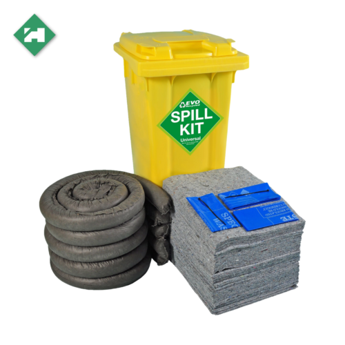 SC1200_Evo 120 Litre Spill Kit In Wheelie Bin